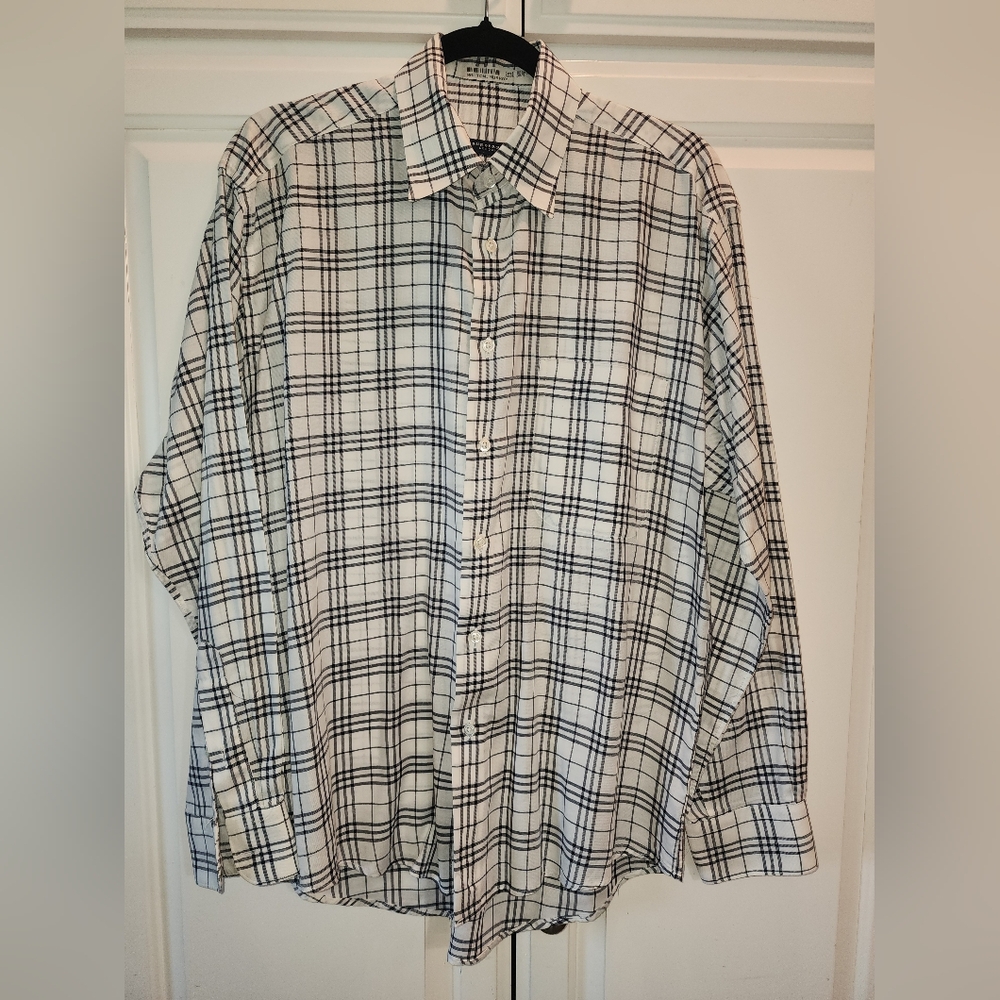 Burberry Medium Navy Nova Check Shirt